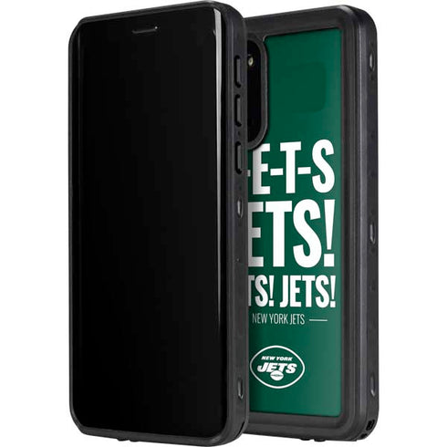 NFL New York Jets Team Motto Galaxy S20 Waterproof Case
