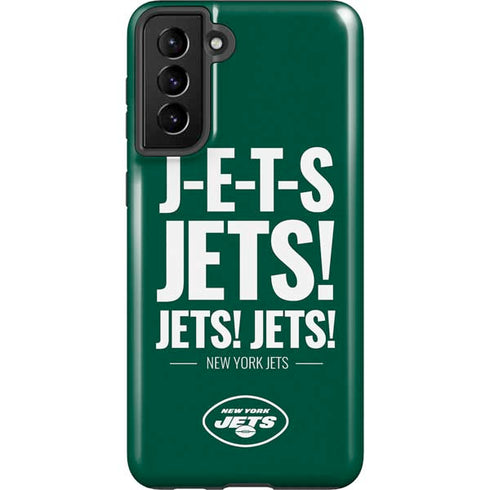 NFL New York Jets Team Motto Galaxy S21 FE Pro Case