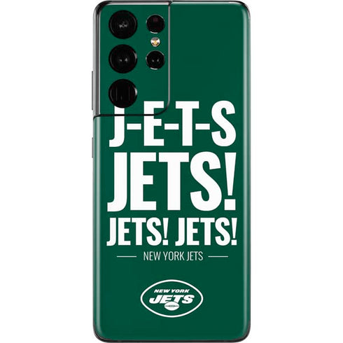NFL New York Jets Team Motto Galaxy S21 Ultra 5G Skin