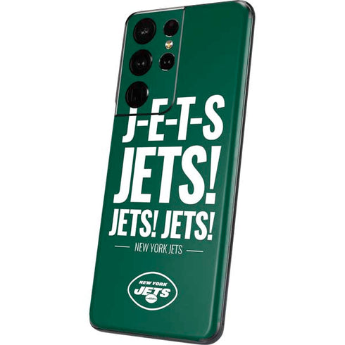 NFL New York Jets Team Motto Galaxy S21 Ultra 5G Skin