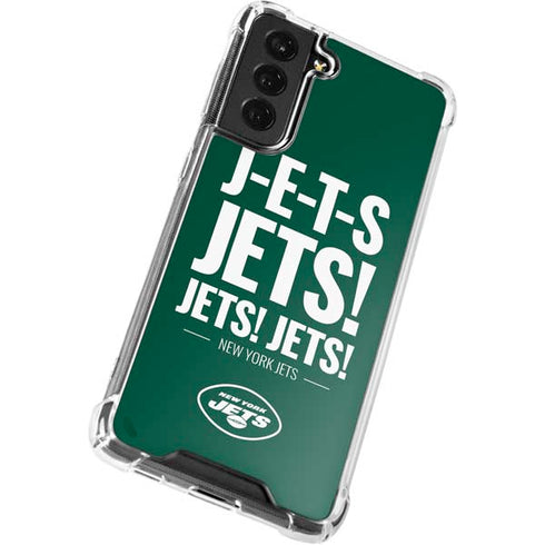 NFL New York Jets Team Motto Galaxy S22 Clear Case