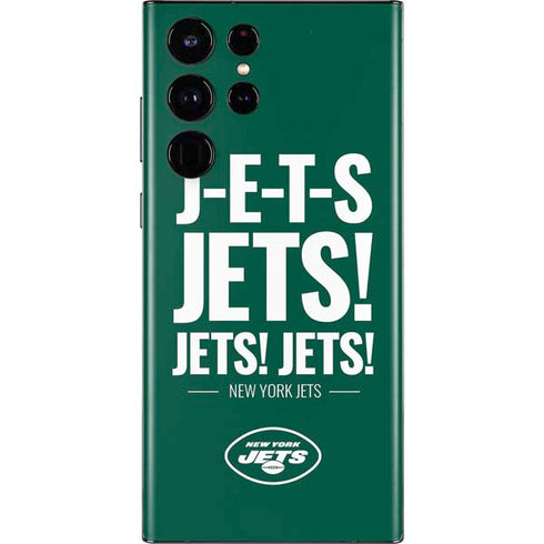 NFL New York Jets Team Motto Galaxy S22 Ultra Skin