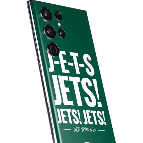 NFL New York Jets Team Motto Galaxy S22 Ultra Skin
