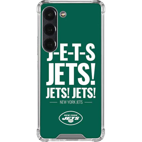 NFL New York Jets Team Motto Galaxy S23 Clear Case