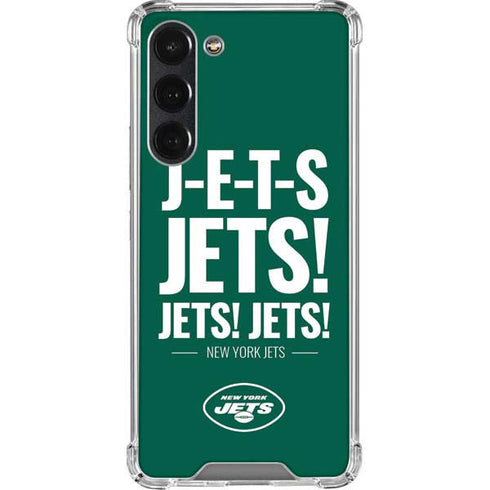 NFL New York Jets Team Motto Galaxy S23 Plus Clear Case