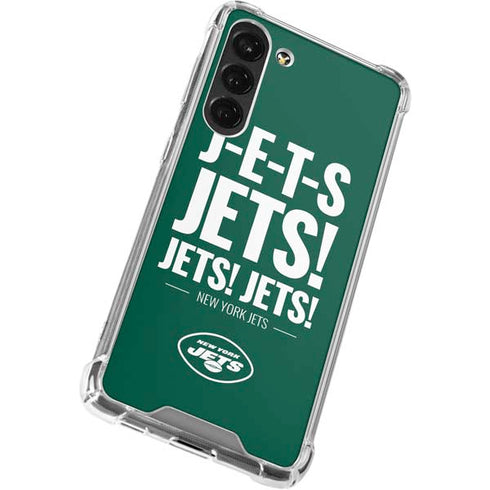 NFL New York Jets Team Motto Galaxy S23 Plus Clear Case