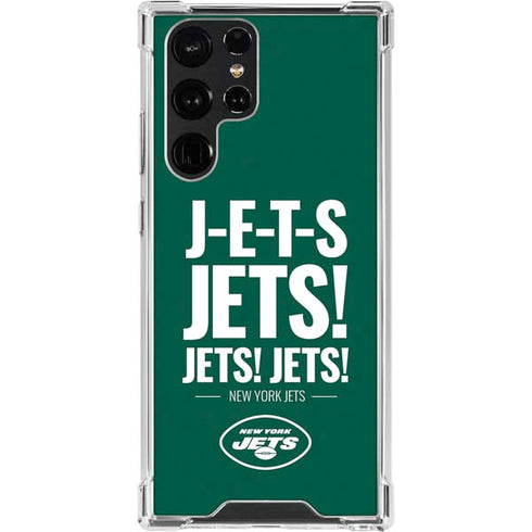 NFL New York Jets Team Motto Galaxy S24 Ultra Clear Case