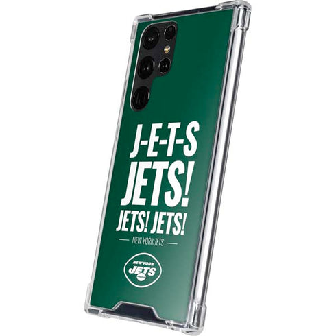 NFL New York Jets Team Motto Galaxy S24 Ultra Clear Case
