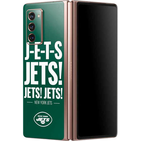 NFL New York Jets Team Motto Galaxy Z Fold2 5G Skin