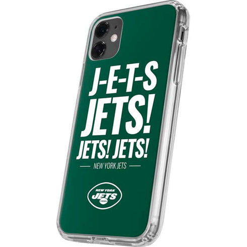 NFL New York Jets Team Motto iPhone 11 Clear Case