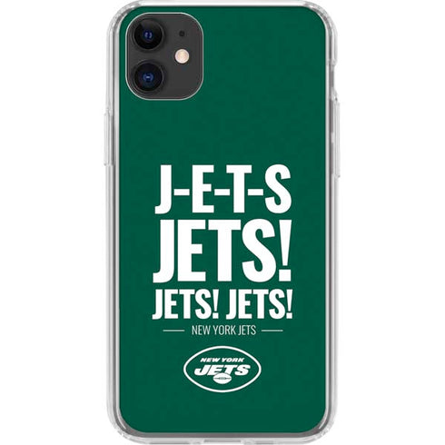 NFL New York Jets Team Motto iPhone 11 Clear Case