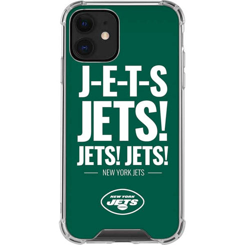 NFL New York Jets Team Motto iPhone 12 Clear Case