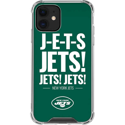 NFL New York Jets Team Motto iPhone 12 Mini Clear Case