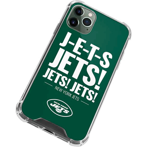 NFL New York Jets Team Motto iPhone 12 Pro Max Clear Case