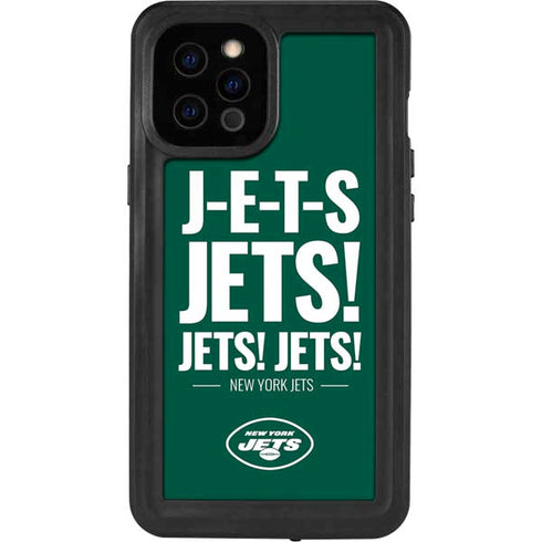 NFL New York Jets Team Motto iPhone 12 Pro Max Waterproof Case