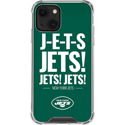NFL New York Jets Team Motto iPhone 13 Clear Case