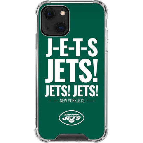 NFL New York Jets Team Motto iPhone 13 Mini Clear Case