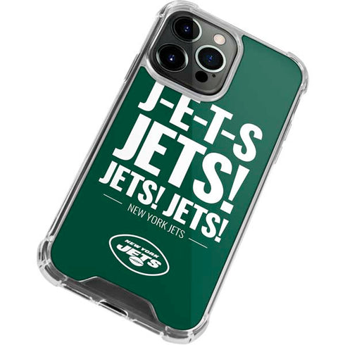 NFL New York Jets Team Motto iPhone 13 Pro Max Clear Case