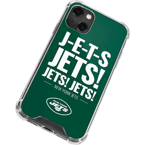 NFL New York Jets Team Motto iPhone 15 Plus Clear Case