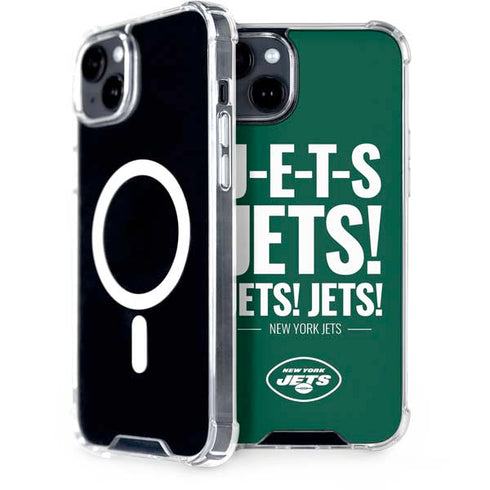 NFL New York Jets Team Motto iPhone 15 Plus MagSafe Case