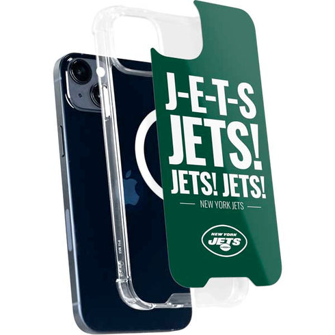 NFL New York Jets Team Motto iPhone 15 Plus MagSafe Case