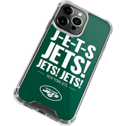 NFL New York Jets Team Motto iPhone 15 Pro Clear Case