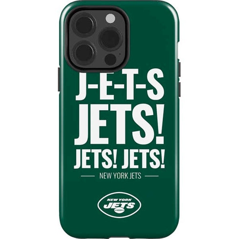 NFL New York Jets Team Motto iPhone 15 Pro Impact Case