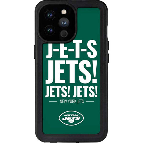 NFL New York Jets Team Motto iPhone 14 Pro Max Waterproof Case
