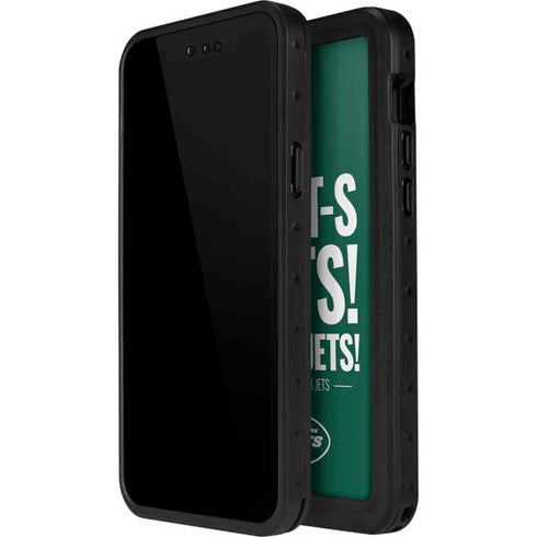 NFL New York Jets Team Motto iPhone 14 Pro Max Waterproof Case