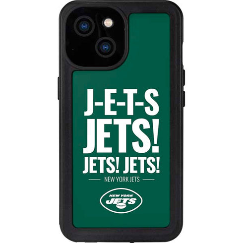 NFL New York Jets Team Motto iPhone 15 Waterproof Case