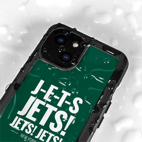 NFL New York Jets Team Motto iPhone 15 Waterproof Case
