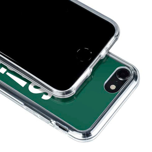 NFL New York Jets Team Motto iPhone SE (2nd & 3rd Gen) Clear Case