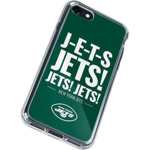 NFL New York Jets Team Motto iPhone SE (2nd & 3rd Gen) Clear Case