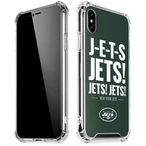 NFL New York Jets Team Motto iPhone X/XS Clear Case