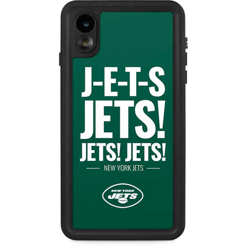 NFL New York Jets Team Motto iPhone XR Waterproof Case