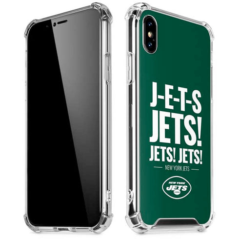NFL New York Jets Team Motto iPhone XS Max Clear Case