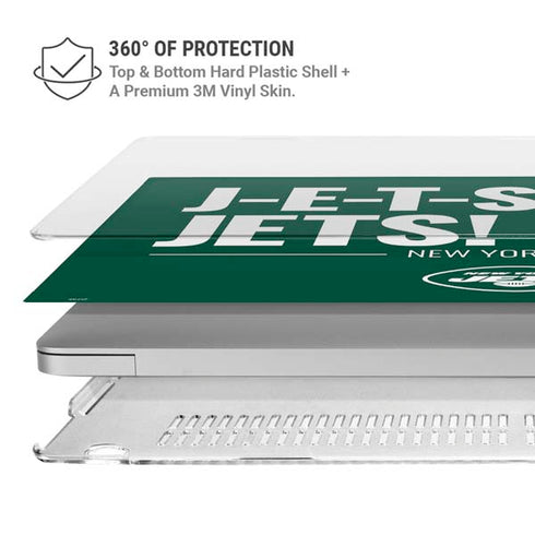 NFL New York Jets Team Motto MacBook Air 13in M1 (2021) Case plus Skin