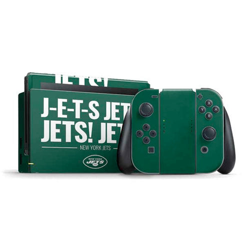 NFL New York Jets Team Motto Nintendo Switch Bundle Skin