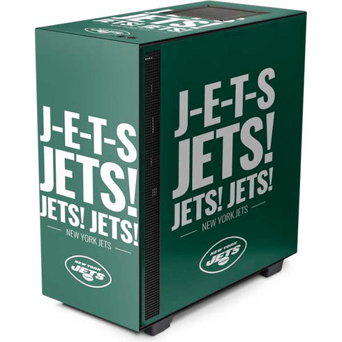 NFL New York Jets Team Motto NZXT H510 Compact ATX Mid-Tower Case Skin