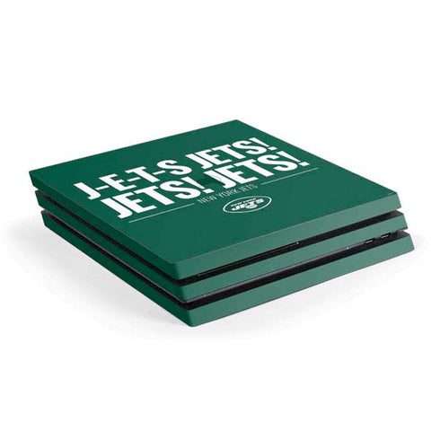 NFL New York Jets Team Motto PS4 Pro Console Skin