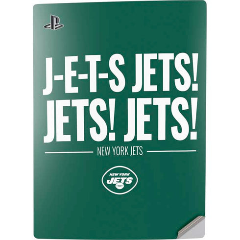 NFL New York Jets Team Motto PS5 Digital Edition Console Skin