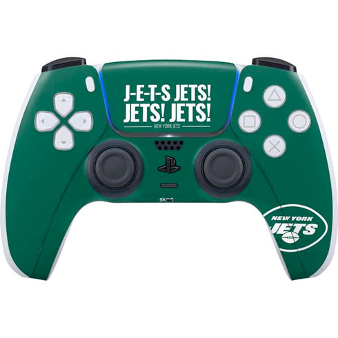 NFL New York Jets Team Motto PS5 Controller Skin