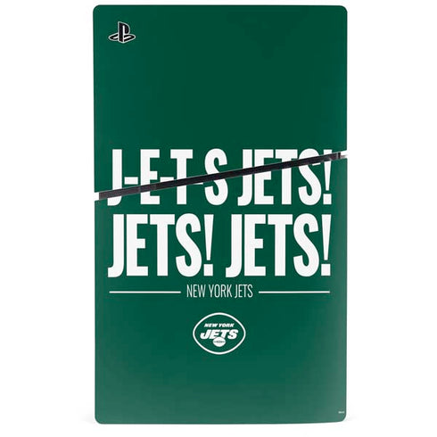 NFL New York Jets Team Motto PS5 Slim Disk Bundle Skin