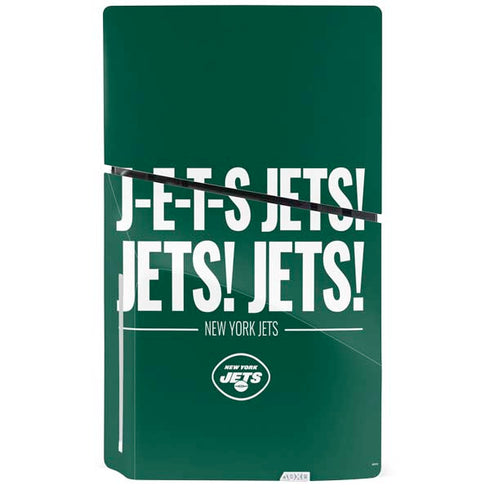 NFL New York Jets Team Motto PS5 Slim Disk Bundle Skin