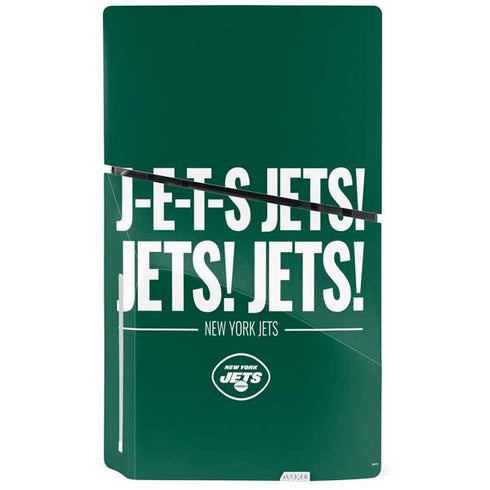 NFL New York Jets Team Motto PS5 Slim Disk Console Skin
