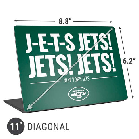 NFL New York Jets Team Motto Universal Laptop 11in (8.8 x 6.2in) Skin