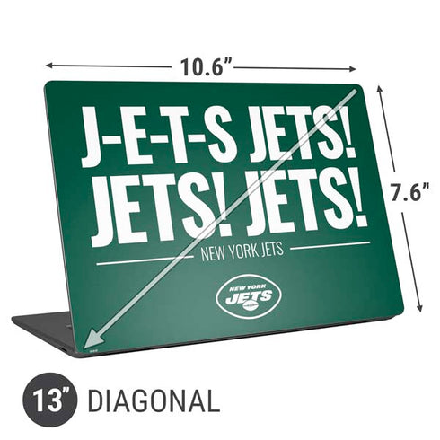 NFL New York Jets Team Motto Universal Laptop 13in (10.6 x 7.6in) Skin