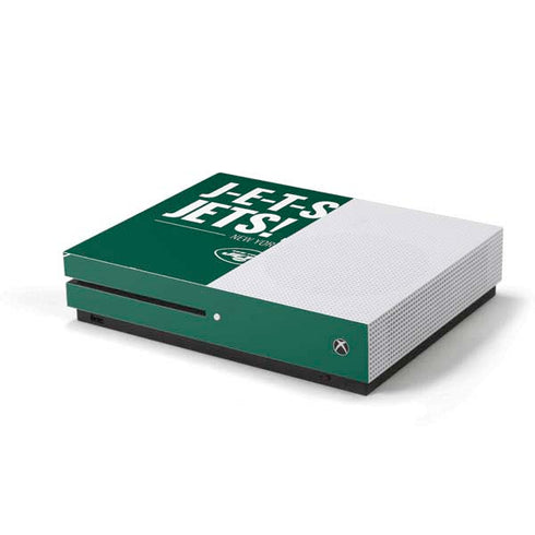 NFL New York Jets Team Motto Xbox One S Console Skin