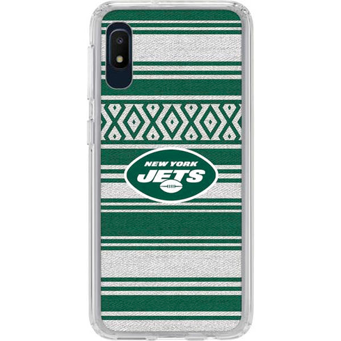 NFL New York Jets Trailblazer Galaxy A10e Clear Case