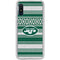 NFL New York Jets Trailblazer Galaxy A10e Clear Case